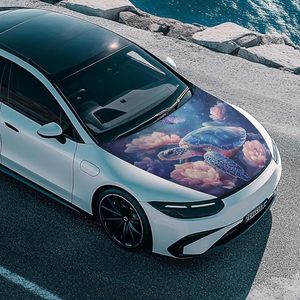 Housse de capot de voiture avec drapeau mexicain 4X5 pieds en polyester - Product Image 2