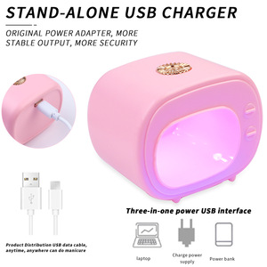 Lámpara Profesional de 12W para Uñas, Mini Lámpara USB para Secado de Pegamento de Uñas, Pequeña Lámpara Portátil de Terapia de Luz - Product Image 4