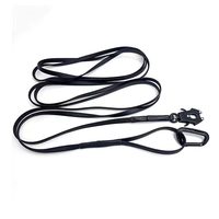 Laisse tactique robuste en coton imperméable personnalisée avec clip grenouille anti-emmêlement 360° pour le suivi et l'entraînement des chiens DeRun