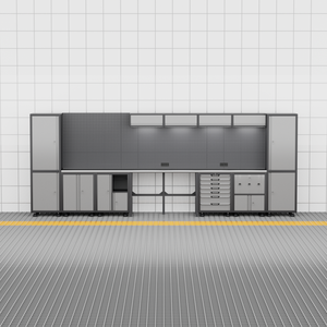 Tùy Chỉnh Kết Hợp Công Cụ Tủ Được Xây Dựng Trong Đèn LED Ổ Cắm Nhiệm Vụ Nặng Nề Nhà Để Xe Hội Thảo Lưu Trữ Máy Trạm Tủ - Product Image 3