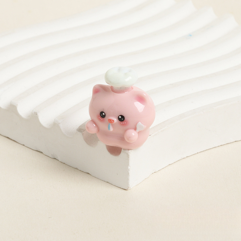 colorful Dry Rice Little Pink Pig.