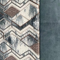 2023 vente chaude nouveau design velours imprimé 100% polyester canapé textile