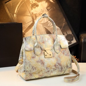 Cao Cấp Bạch Kim Của Phụ Nữ Công Suất Lớn PU Da Túi Xách Hiện Đại Mô Hình Con Trăn Không Thấm Nước Tất Cả Phù Hợp Cho Trung niên Thời Trang - Product Image 2