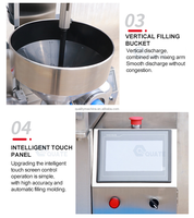 Équipement industriel automatique de formage de biscuits fourrés à la dattue, de biscuits au chocolat et de maamoul pour boulangerie, machine à encrustation polyvalente