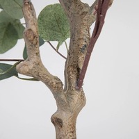Arbre d'olivier artificiel tropical d'intérieur en pot, bonsaï à feuilles de caoutchouc, arbre en PU écologique, Noël, remise de diplôme, Pâques