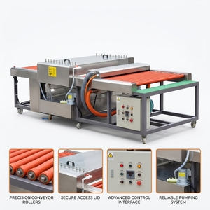 Maquinaria para Lavar y Secar Vidrio, Máquina de Procesamiento de Vidrio con Estándar CE y Sistema Eléctrico <span class=keywords><strong>Siemens</strong></span> - Product Image 2