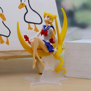 Nhật Bản Anime Sưu Tập Bánh Đồ Trang Trí Thủy Nguyệt Mặt Trăng Anime Hành Động Hình Cho Trẻ Em Đồ Chơi - Product Image 4