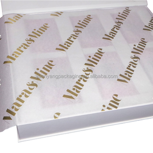 Customized Logo Design Moisture Proof Single Side <b>Printed</b> Colorful Craft <b>Paper</b> for Clothing Gift Packaging - Product Image 1