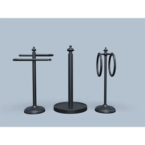Accessoires sanitaires en acier inoxydable peint en noir <span class=keywords><strong>de</strong></span> haute qualité, <span class=keywords><strong>porte</strong></span>-serviettes et <span class=keywords><strong>porte</strong></span>-papier toilette pour salle <span class=keywords><strong>de</strong></span> bain, barre <span class=keywords><strong>de</strong></span> <span class=keywords><strong>douche</strong></span> - Product Image 2