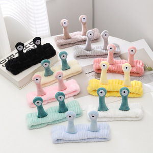 OEM Best-selling Cartoon <strong>Snail</strong> Plush Hairband Creative Sweet Women's Hair Accessories Korean-style Cute Geometric <strong>Headband</strong> - Product Image 1