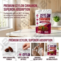 Capsules de Cannelle de Ceylan Sans Odeur, Complément Herbal, Emballage Personnalisé, Usine ODM, Approvisionnement en Gros, Capsules Nutritionnelles Quotidiennes