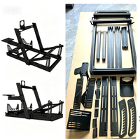 Cockpit de simulation de course Sim Rig avec support en profilé aluminium 4080 et volant Direct Drive, version simple pour simulateur de course
