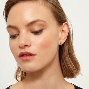 2025 nouveau Style de mode délicat de haute qualité nouveau arrivé paramètres de griffe strass arc-en-ciel diamant boucles d'oreilles clous d'oreille - Product Image 4