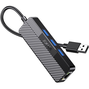 Jokade 4 In 1 <b>Usb</b> Hub Adapter 3xUsb 3.0 And 1xRj45 Gigabit <b>Ethernet</b> Black - Product Image 5