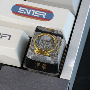 Keycaps สีดำลายคณิตศาสตร์ Wukong กุญแจช่างเรซิน<span class=keywords><strong>ใส</strong></span>สำหรับตกแต่งแป้นพิมพ์ - Product Image 2