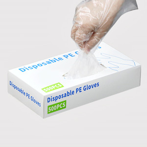 Waterproof Food Handling <strong>Plastic</strong> Hand Restaurant Non-Slip Food Grade <strong>Gloves</strong> Powder Free Individually Packed Pe <strong>Gloves</strong> - Product Image 1