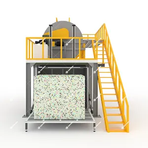 RF-02 GENMAX With Steam Sponge Rebonding Making Machine Foam Recycling Machine