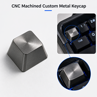 CNC-machined Custom Stainless Steel 314 Keycaps Offer a Distinctive Metallic Texture, Durability and Personalized Appearance