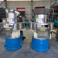 Machine à granulés de bois à anneau de compression écoénergétique, 1 à 2 tonnes par heure, moteur diesel pour ligne de production industrielle de biocarburant