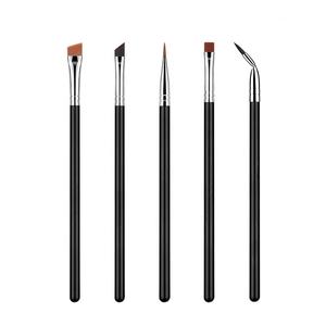 Ensemble de 5 pinceaux de maquillage professionnels de haute qualité pour sourcils, <span class=keywords><strong>henné</strong></span> pour sourcils, teinture des sourcils, marque privée - Product Image 2