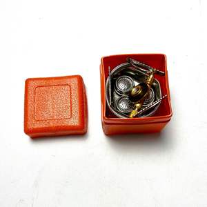 屋外キャンプポータブル防風3バーナーBBQストーブ旅行ピクニック折りたたみミニステンレス鋼クッキングカセット - Product Image 6