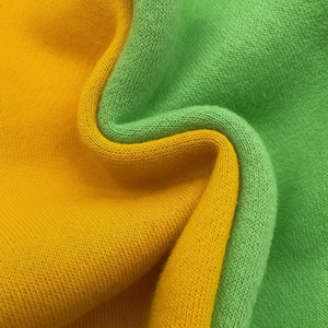 Tela de algodón de rizo francés carmesí 65% algodón 35% poliéster un lado cepillado 3 lana de punto Terry para ropa de niños cortinas - Product Image 1