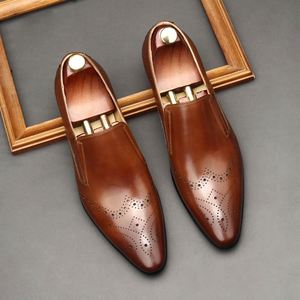 Zapatos de Vestir de Cuero para Hombre al por Mayor, Zapatos de Boda Hechos a Mano, Zapatos Formales a la Moda Hechos a Medida - Product Image 6