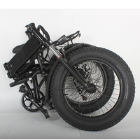 Vélo électrique pliable 20 pouces gros pneu 48V 17.5Ah batterie au lithium vélo électrique pliable 1000w avec batterie sur tige de selle
