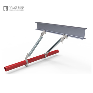 Support de fixation longitudinal en béton galvanisé anti-sismique de haute qualité, homologué FM - Product Image 5