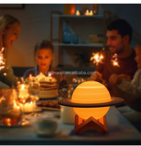 Saturne Night Light Télécommande Induction Starry <span class=keywords><strong>Sky</strong></span> Planet lampe au clair de lune - Product Image 4