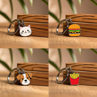 Vente en gros usine de porte-clés métalliques personnalisés 2D 3D avec logo d'entreprise, porte-clés à lettres, porte-clés en émail sur mesure