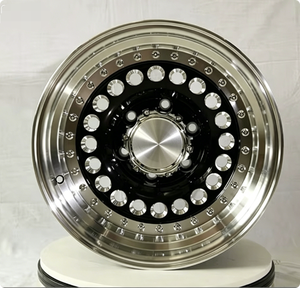 Meilleur <span class=keywords><strong>prix</strong></span>, jantes de voiture de course en alliage d'aluminium forgé de marque OEM, 15 pouces, 5x120/5x108 PCD, finition noire, neuves, 20 mm, 25 mm, garantie 3 ans - Product Image 3