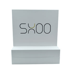 Personnalisé simple produits électroniques de luxe chargeur rapide câble couvercle et <span class=keywords><strong>base</strong></span> emballage deux pièces boîte-cadeau rigide avec insert en mousse Eva - Product Image 3