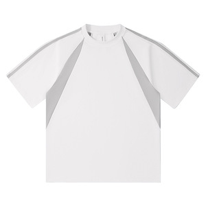 เสื้อยืดโอเวอร์ไซส์ผู้ชาย ผ้าคอตตอน 100% หนัก 240 กรัม สไตล์สปอร์ต ดีไซน์แนวสตรีทแวร์ คุณภาพสูง ผลิตตามสั่ง ไซส์ US ขายส่ง - Product Image 6