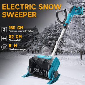 Leve Elétrico <span class=keywords><strong>Hand</strong></span>-Push <span class=keywords><strong>Snow</strong></span> <span class=keywords><strong>Blower</strong></span> Cordless <span class=keywords><strong>Snow</strong></span> Shovel Wireless Dobrável Pequeno Portátil <span class=keywords><strong>Snow</strong></span> Remover - Product Image 2