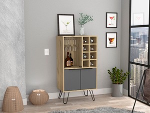 ชั้นวางไวน์ทำจากไม้ MDF เฟอร์นิเจอร์ไม้ - Product Image 3