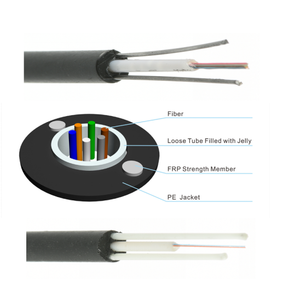 Mini Cable de <span class=keywords><strong>Fibra</strong></span> Óptica <span class=keywords><strong>ADSS</strong></span> de 50-80 Metros de Alcance, Redondo, para Instalación Aérea FTTH, 2 Fibras, <span class=keywords><strong>12</strong></span> Núcleos, G652D, GYFXY GYXY - Product Image 3