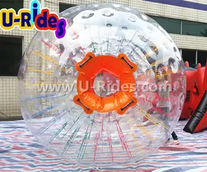 Rainbow Color PVC Zorb Ball Adult and Kids Sizes Water-Keeping Indoor/Outdoor Game