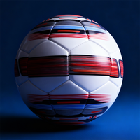O'BON Vente en gros de ballons de football en PU cousus à la machine, taille 5, avec logo personnalisé, promotionnels, professionnels et bon marché