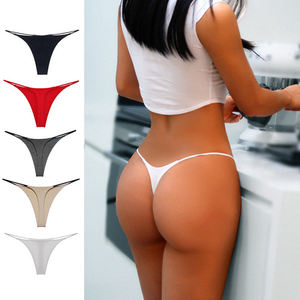 Tanga Sexy para Mujer, Tanga de Tiro Bajo, Ropa Interior Femenina sin Costuras, Antibacteriana, Ecológica, de Poliéster y Elastano - Product Image 6