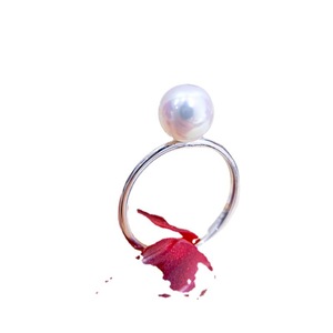 Support de bague en argent S925, accessoires de perles DIY, perles rondes de 8 à 10 mm, 10401-noir, support de bijoux en argent - Product Image 5