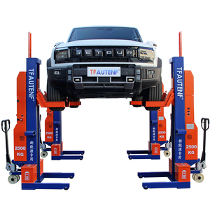 Elevador Móvil Inalámbrico de 4 Postes y 10 Toneladas TFAUTENF |   Elevador Hidráulico a Batería para Mantenimiento de Camiones y Flotas - Product Image 6