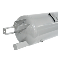 Réservoir d'air vertical en acier au carbone de 50 L/13,3 gallons, personnalisé en stock d'usine, réservoir d'air, réservoir de pression d'air