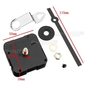 2 Piezas de Mecanismo de Reloj de Cuarzo Tide con Manecillas de 115 mm, para Reloj de Pared Clásico Colgante de Cuarzo Negro - Product Image 6
