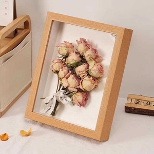 2-3-5cm กรอบถนอมดอกไม้สามมิติแบบกลวงฉลากของดอกกุหลาบนิรันดรแบบ DIY - Product Image 4