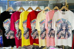 Maglietta Vintage da Donna con Stampa Biancaneve e 'Bad Girl' - Stile Casual con Collo Tondo - Vendita all'Ingrosso dalla Cina - Product Image 2