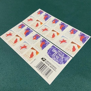 Sellos Postales de Estados Unidos con Diseño de Día Nevado, Libreta Postal de Estados Unidos, Sellos Postales Permanentes, Pegatinas de Sellos Postales al por Mayor <span class=keywords><strong>para</strong></span> Regalos y Recuerdos - Product Image 1