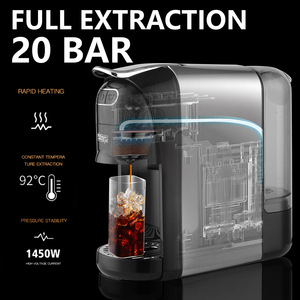 DSP Capsule <b>Coffee</b> <b>Machine</b> 1.0L <b>Fully</b> <b>Automatic</b> Stainless Steel Household Use - Product Image 4