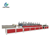 Machine de pliage automatique haute vitesse pour la protection des bords de papier, commande PLC, transmission par engrenages à entraînement moteur