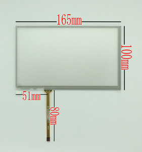 Écran tactile résistif de 7 pouces, écran LCD sensible de haute qualité, écran tactile résistif de 7 pouces de haute qualité, 4 fils - Product Image 1